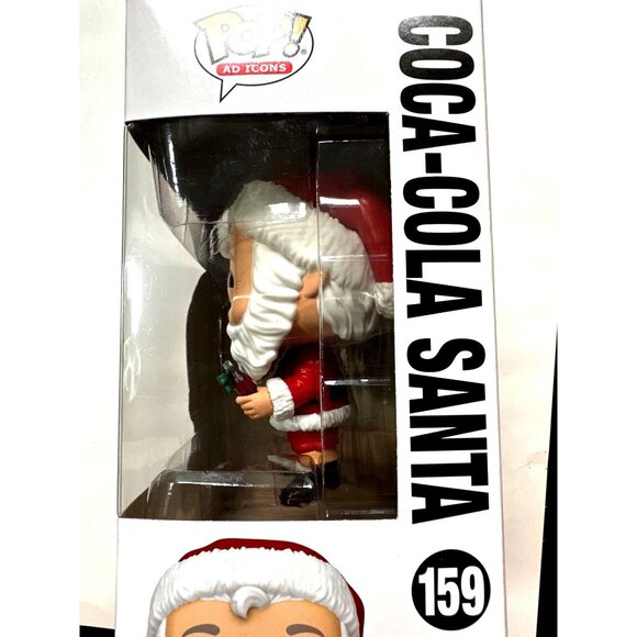 Retro Coca-Cola Santa Funko Pop Figure #159 Ad Icons 90s Vinyl Holiday Decor NIB - Picture 4 of 6